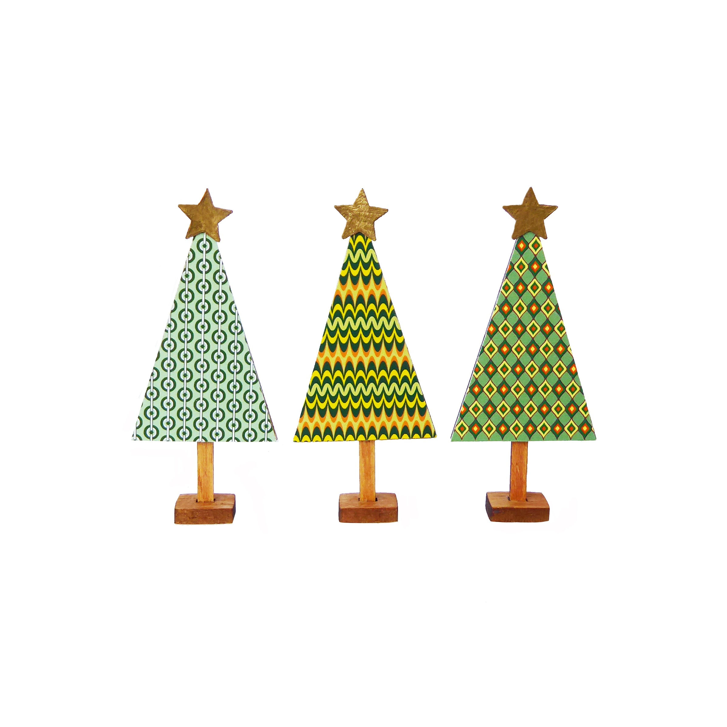 1/48th Scale Three Retro Trees Kit