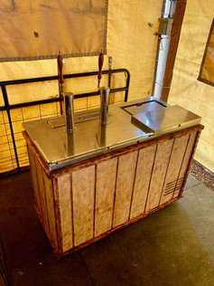 True 2 tap kegerator, custom finish