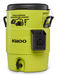 Igloo 5gal Portable Sports Cooler Water Beverage Dispenser, Hand wash/Drinking Water