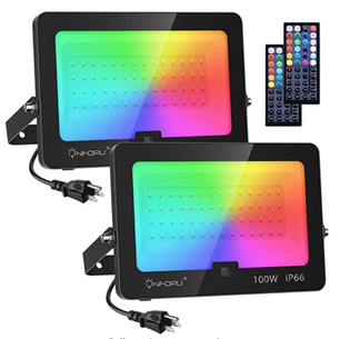 100W RGB 20 color 6 mode indoor/outdoor lights