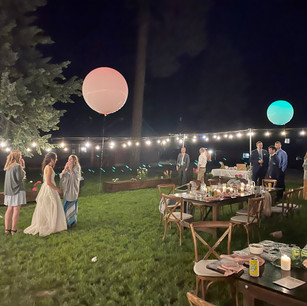 LED 3FT White Wedding Balloons