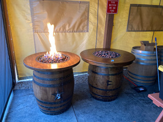 2 - Custom Cocktail Firepit propane heaters