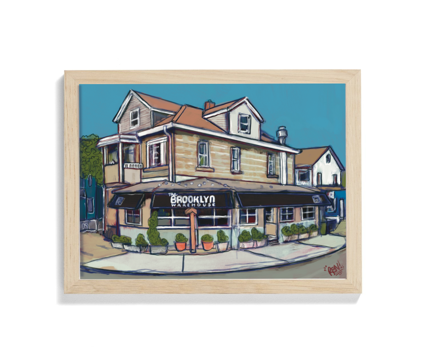 The Brooklyn Warehouse - Art Print