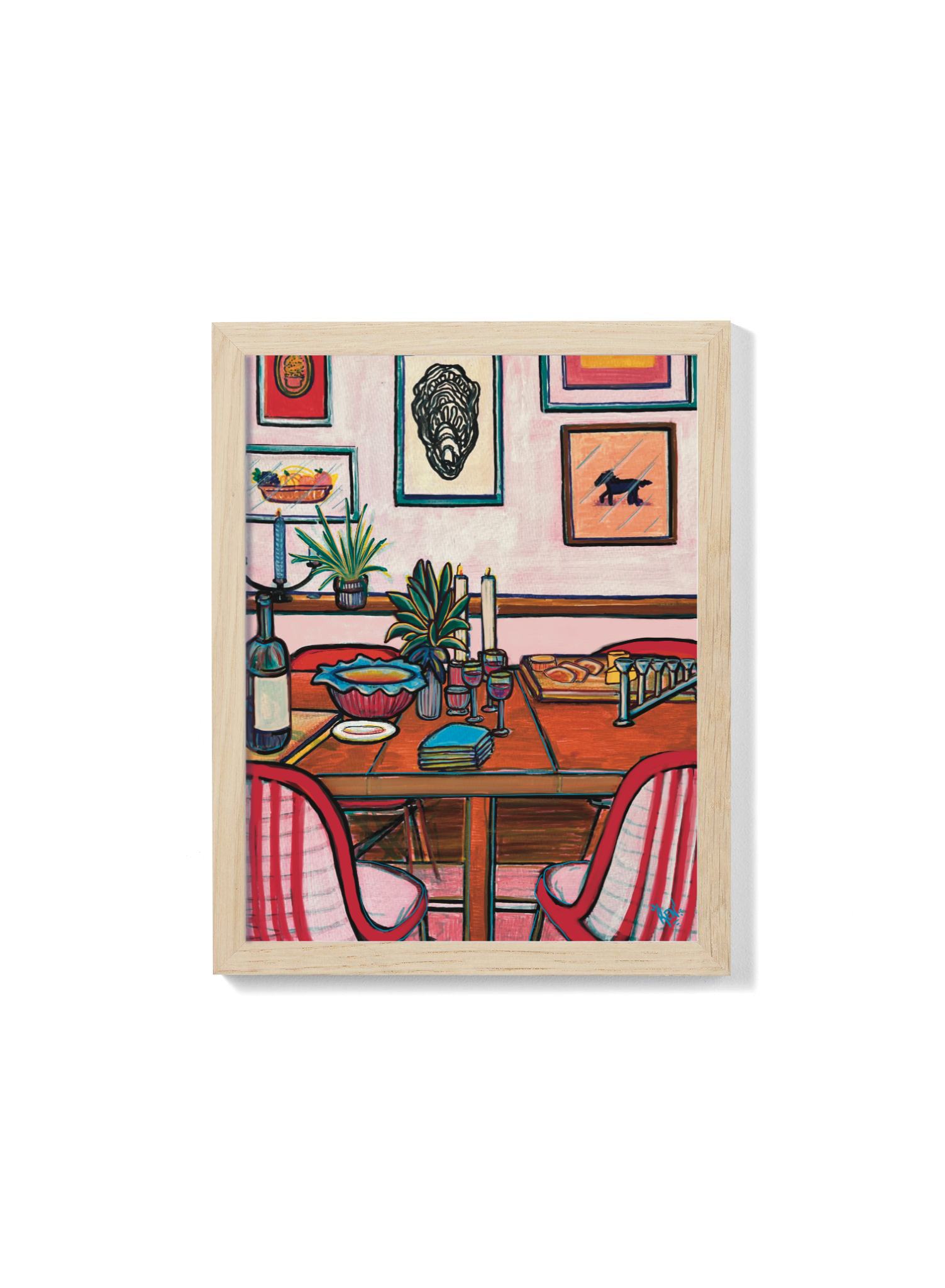 The Dinner Table - Art Print