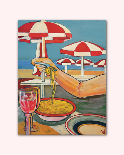 Pasta Parasol - Art Print | REN DESIGN