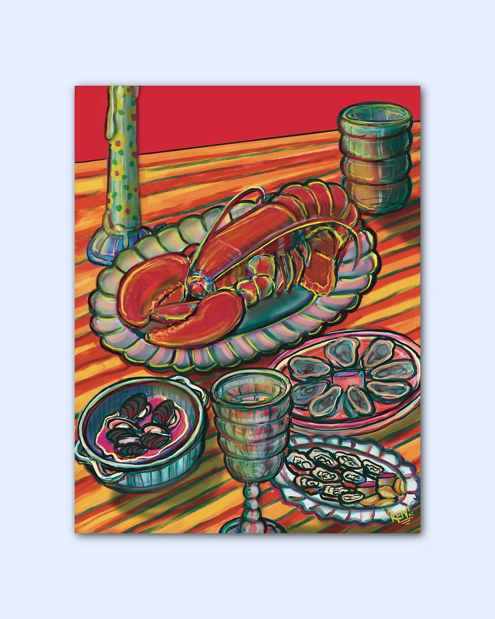 Thumbnail: Maritime Supper - Art Print