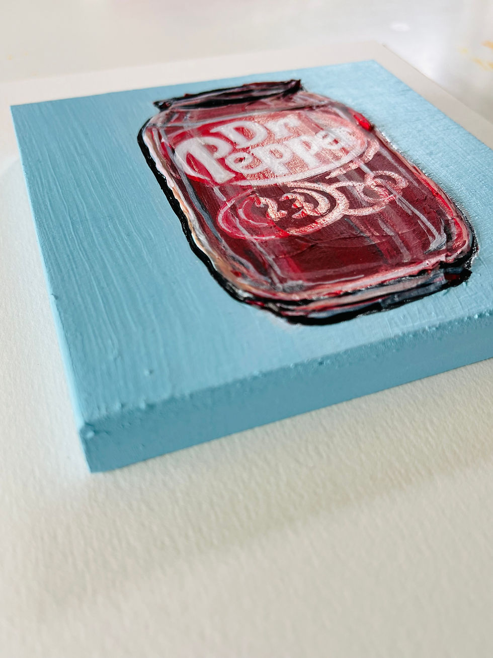 Thumbnail: Dr. Pepper - Blue - Mini Painting