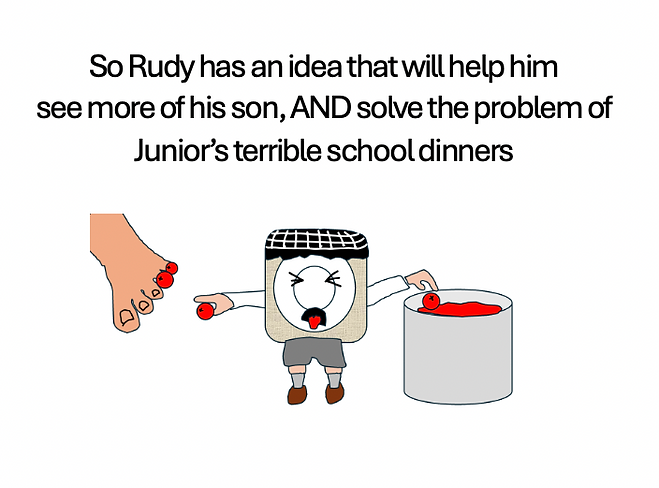 Junior adds horrible tomatoes to school spaghetti sauce