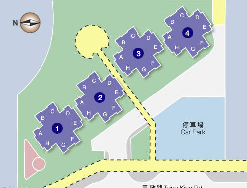 宏福花園平面圖