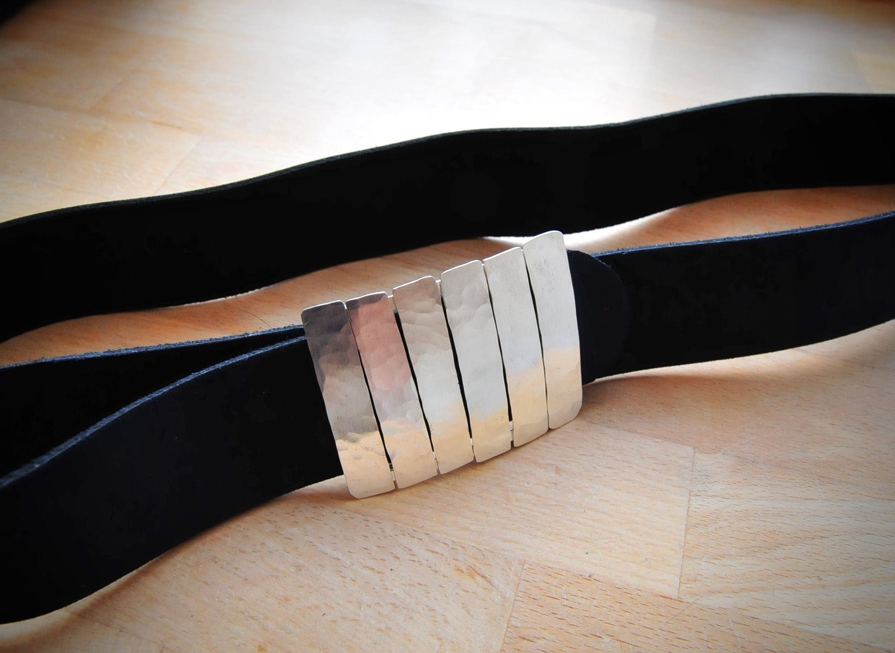 Rail bältesspänne, silver