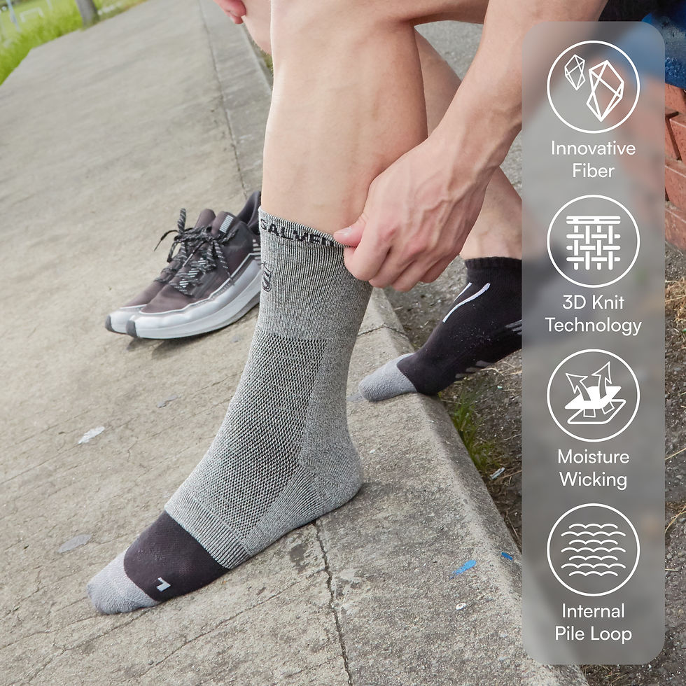 Thumbnail: Bamboo Charcoal and Germanium Ankle Sleeve