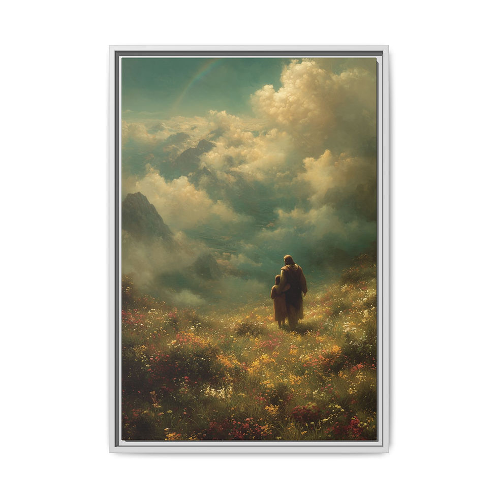 Thumbnail: FAITHFUL PROMISES (With Jesus Collection) - 3 Frame Colors - 6 sizes 