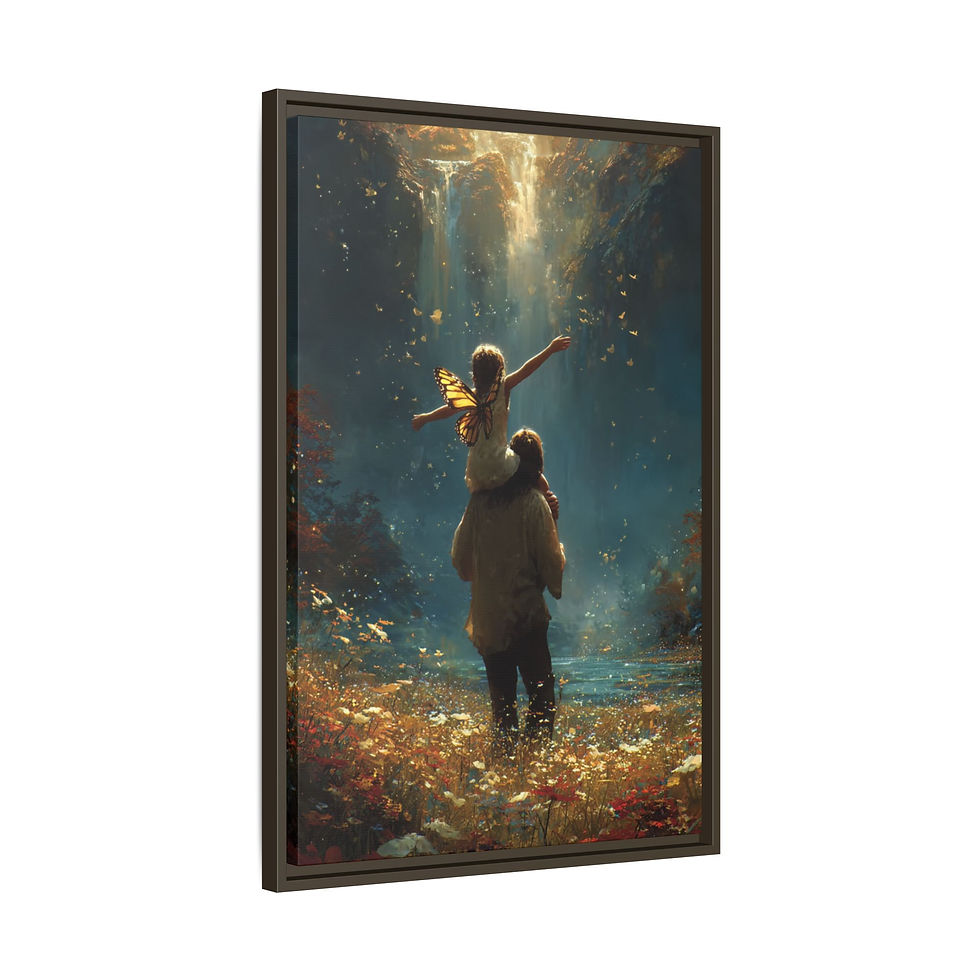 Thumbnail: WITH GOD (With Jesus Collection) - 3 Frame Colors - 6 sizes 