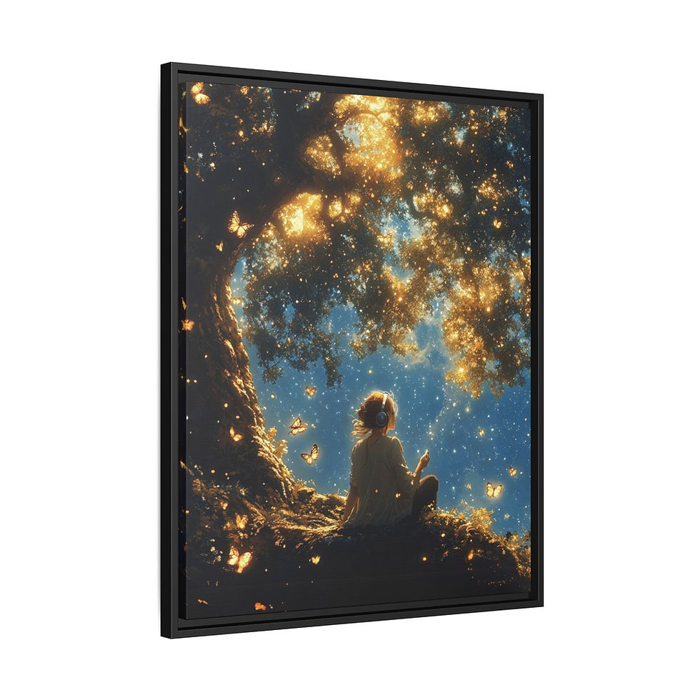 SAFE PLACE - Framed Matte Canvas Wall Art 24"X30"