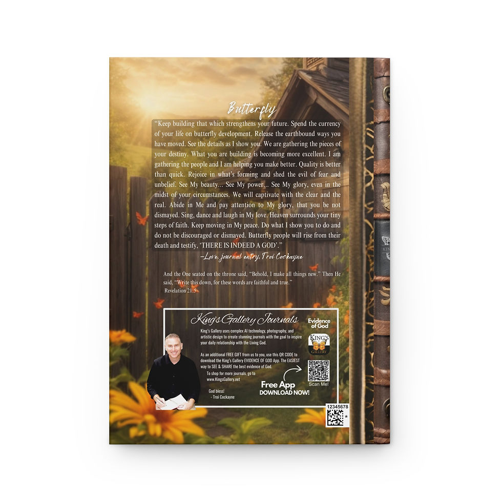 Thumbnail: BUTTERFLY - Gate & Garden Collection - Hardcover Journal Matte