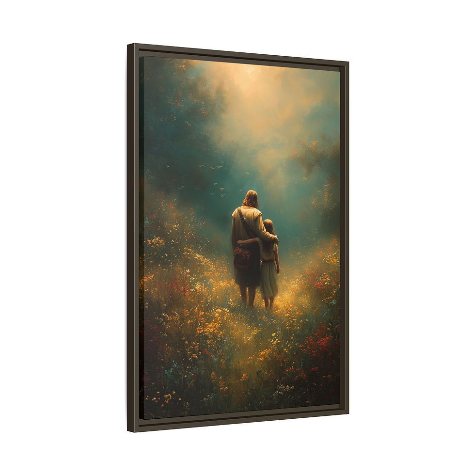 Thumbnail: DAILY ENCOURAGEMENT (With Jesus Collection) - 3 Frame Colors - 6 sizes 