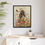 Thumbnail: WHATEVER IS LOVELY - Framed Matte Canvas Wall Art - 24"x30"