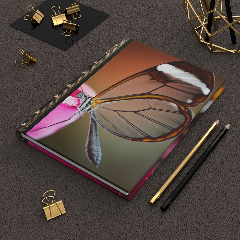 Thumbnail: 'CLARITY' Butterfly Journal - Hardcover Journal Matte