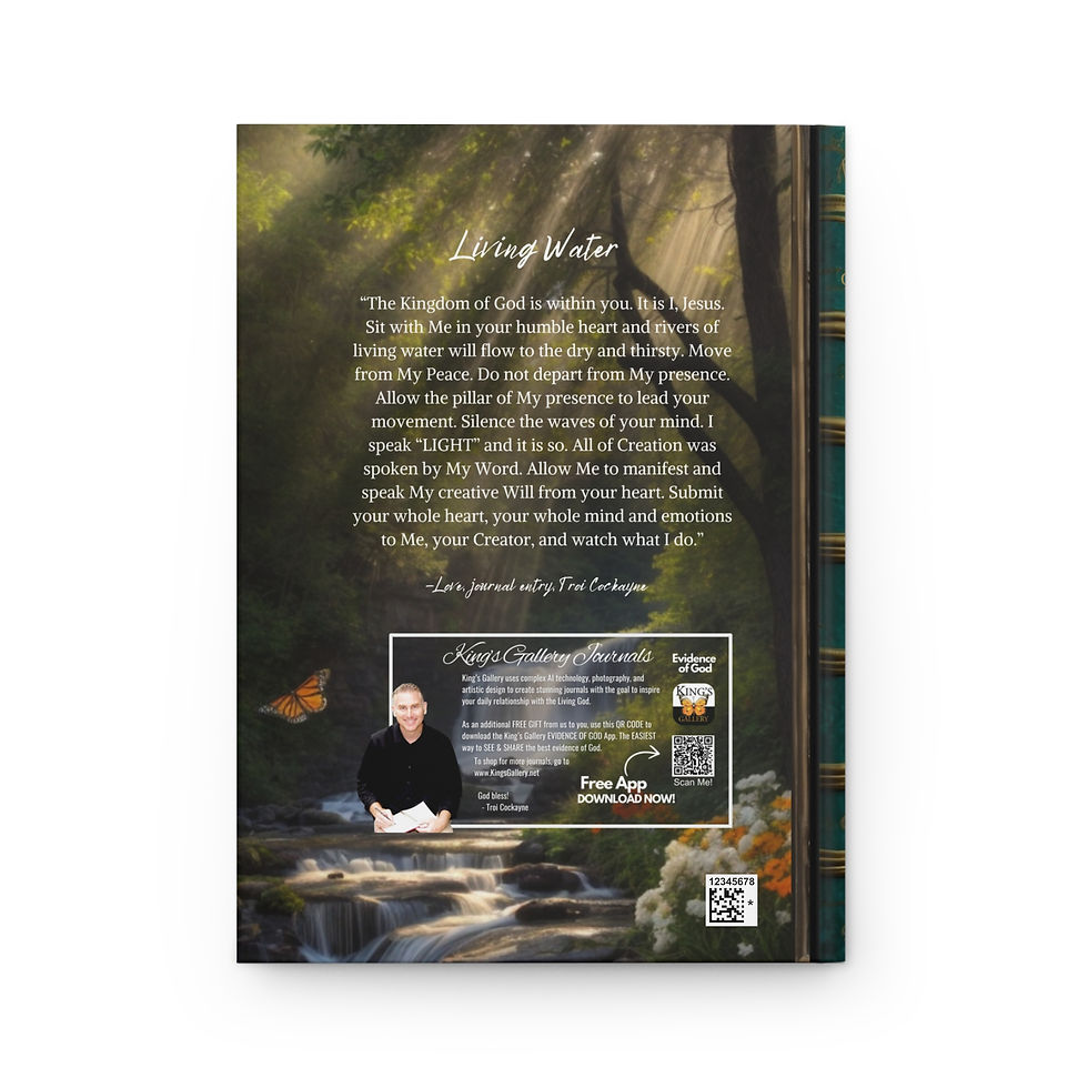 Thumbnail: LIVING WATERS - Living Waters Collection - Hardcover Journal Matte