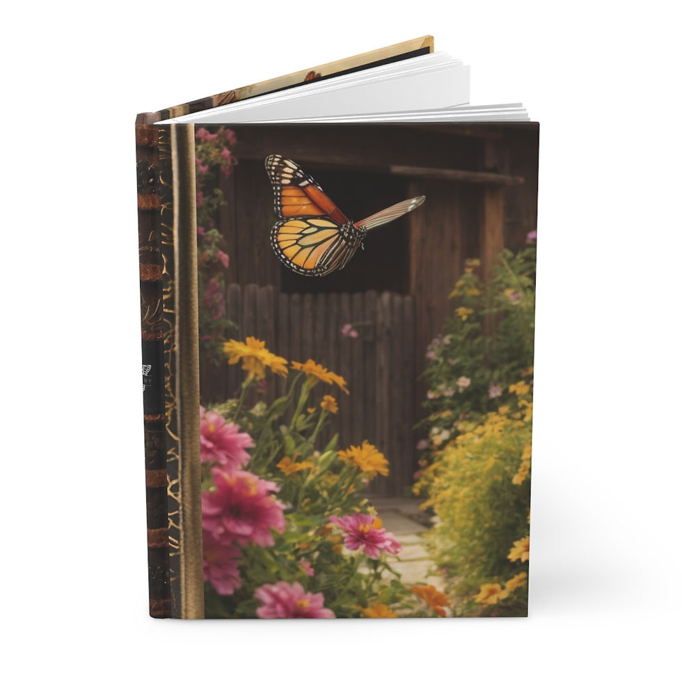 Thumbnail: BUTTERFLY - Gate & Garden Collection - Hardcover Journal Matte