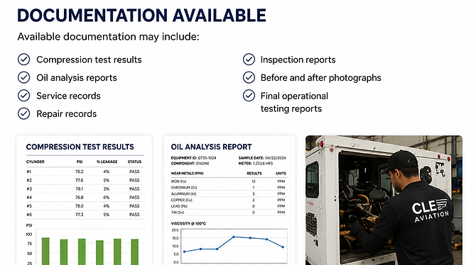 Test Documentation on all GSE equipment