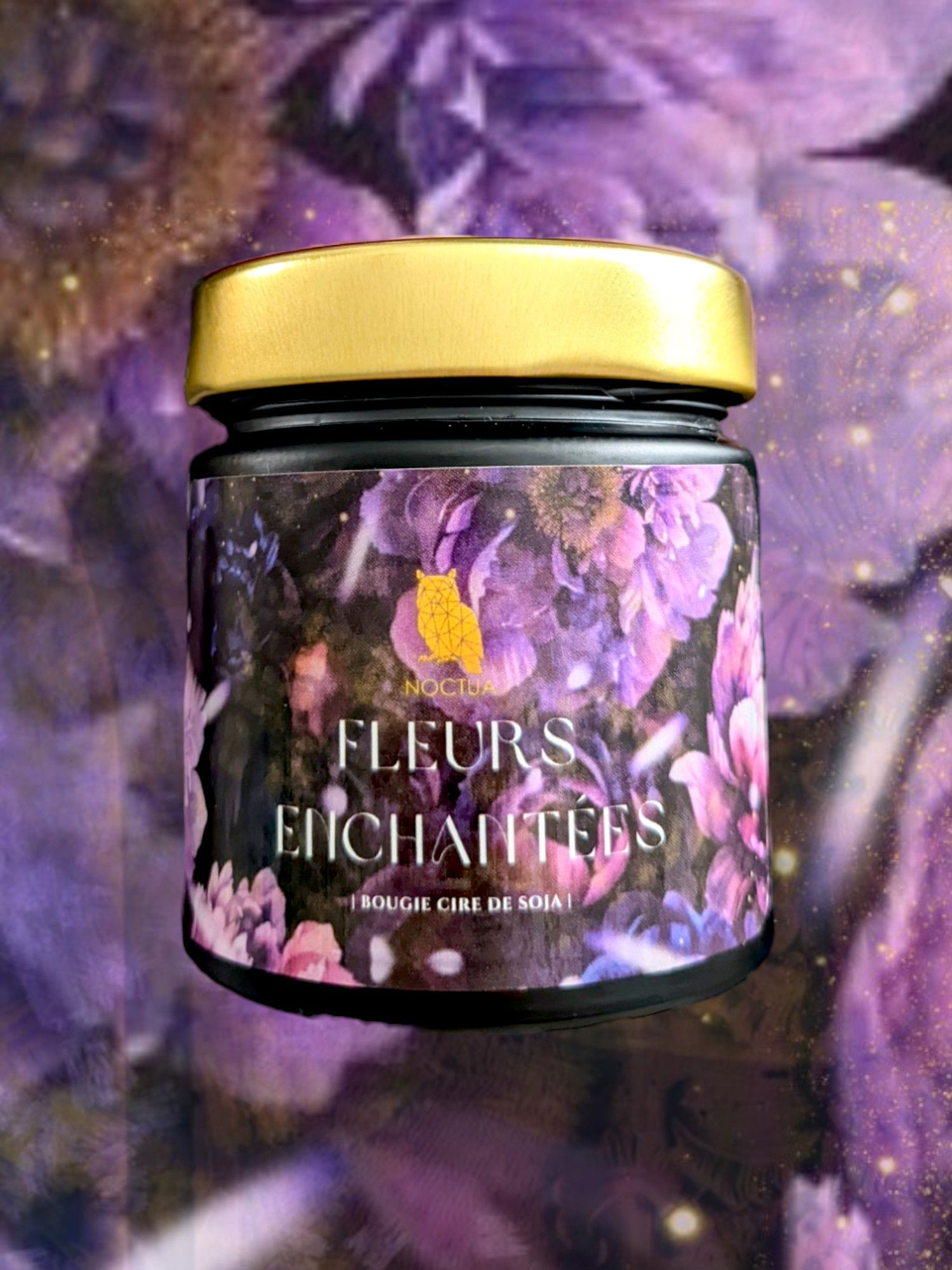 Bougie parfumée fleurs enchantées