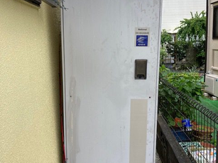 上益城郡益城町のM様邸にてエコキュート入替工事を行いました。