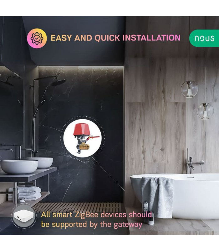 Miniatură: Nous LZ3 Zigbee Smart Valve Controller