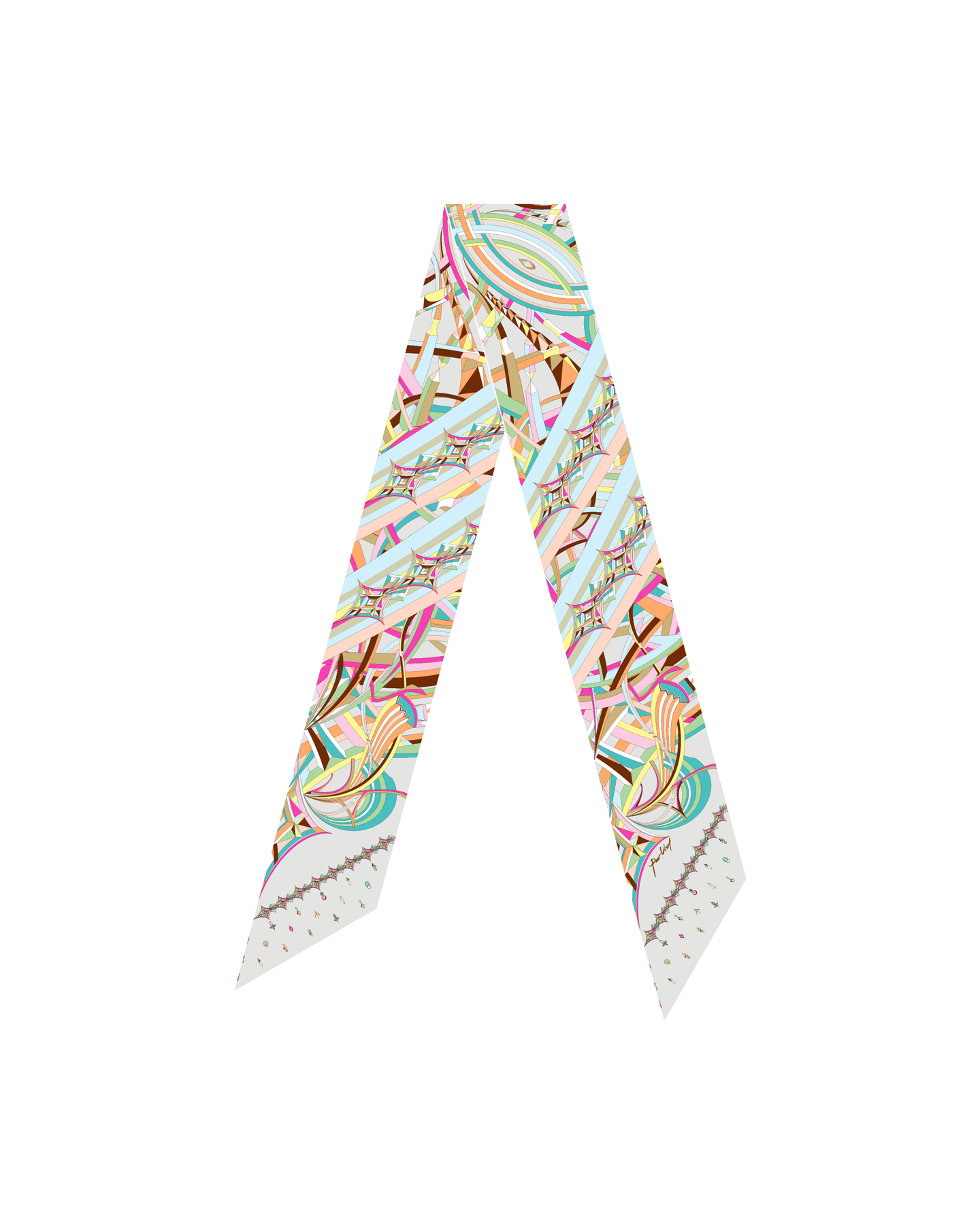 Grey Elegance, Silk Twill Grand Ruban