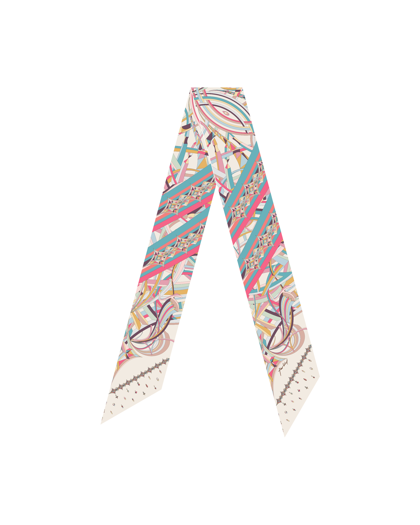 Pink Attitude, Silk Twill Grand Ruban