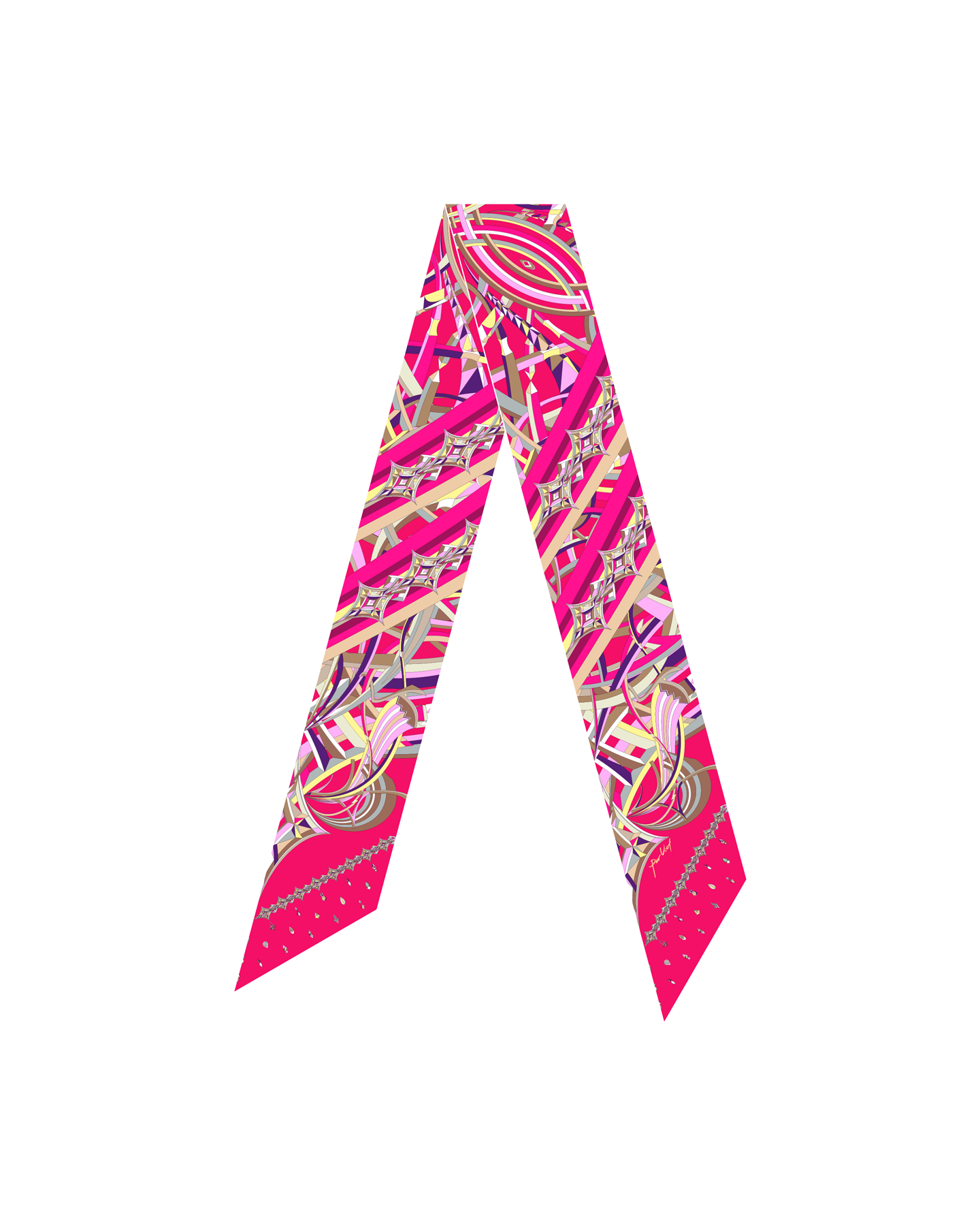 Pink Festival, Silk Twill Grand Ruban