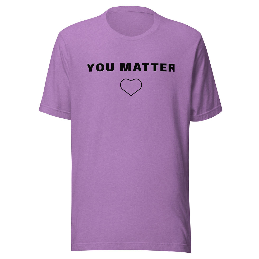 Miniatura: YOU MATTER Unisex t-shirt