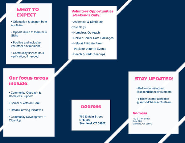 Second Chance Volunteers Brochure