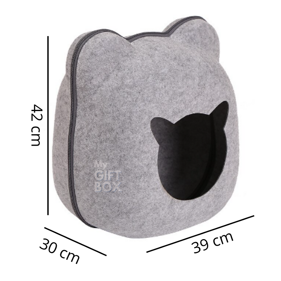 Miniatura: Nido Cama para Gato en Fieltro color Gris Oscuro