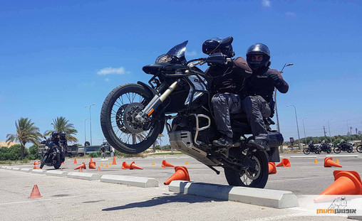 BMW f800GS, אימון רכיבה, אופנוען מאומן, יס"מ