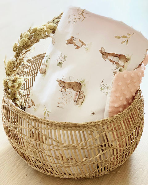 Garden Rabbits Textile Pattern