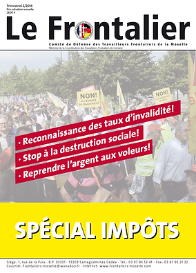 Le frontalier du CDTFM | 2/2016