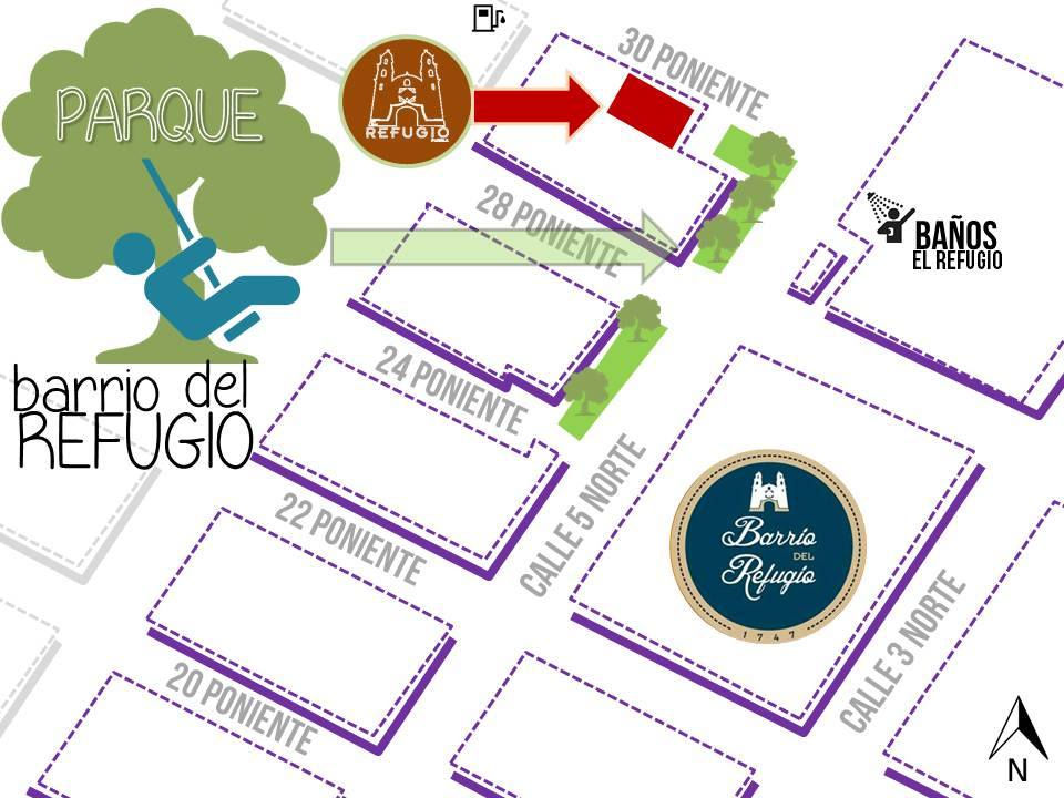 Mapa Barrio del Refugio