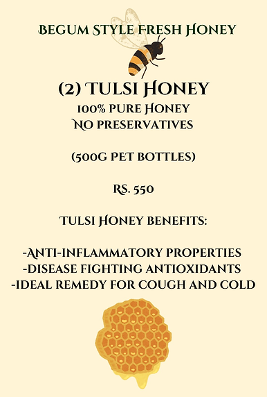 Flavours of honey and best purity!
