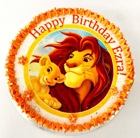 the lion king themed cake