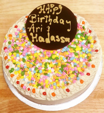 Sprinkles birthday cake