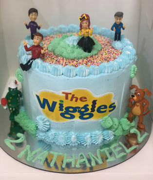 4me gluten free wiggles themed birthday cake