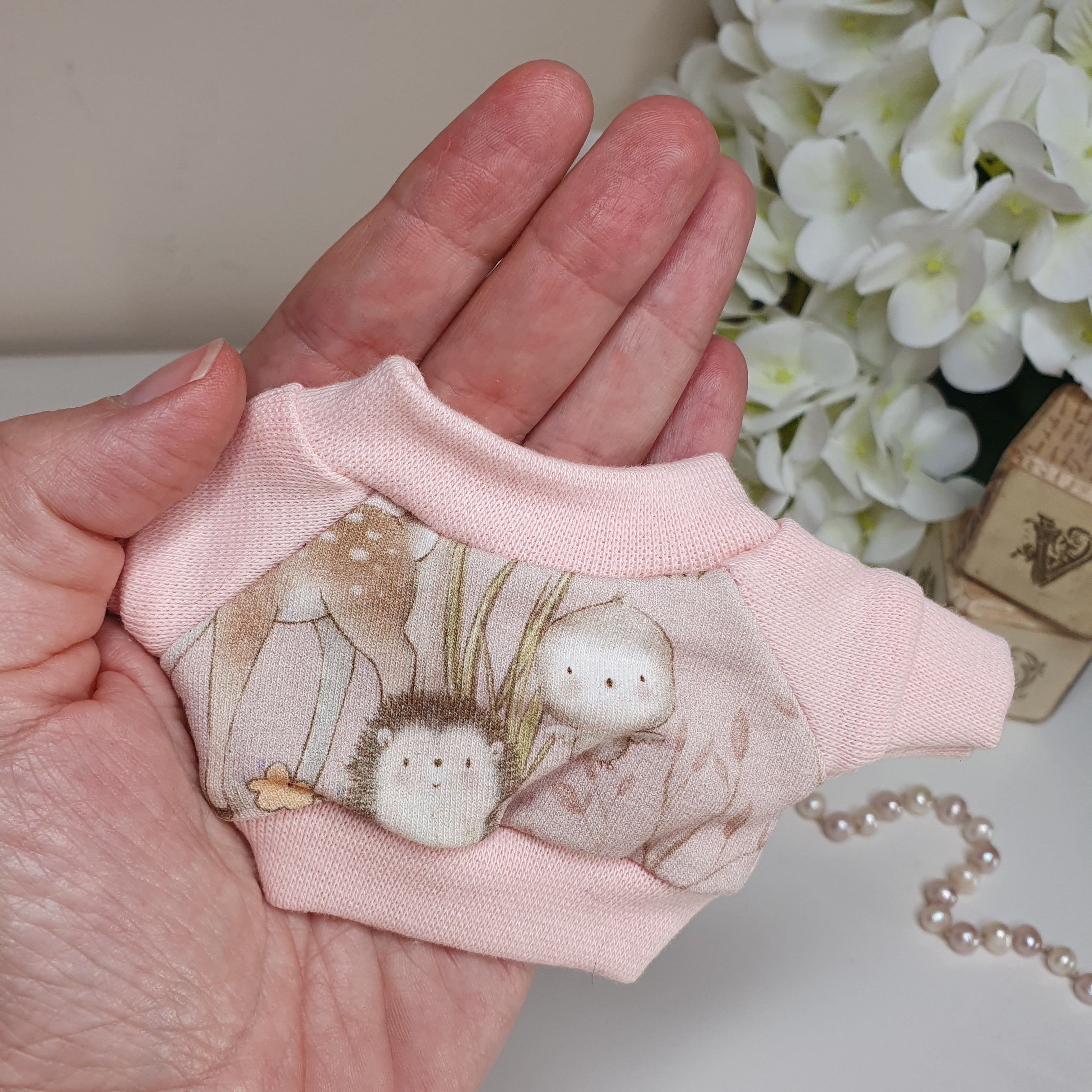 Bluzeczka mini jasno różowa