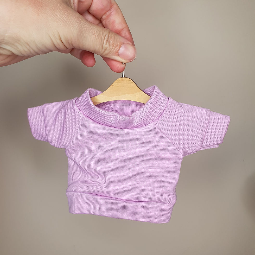 Миниатюра: Bluzeczka z jednorożcem  w lawendowym kolorze 