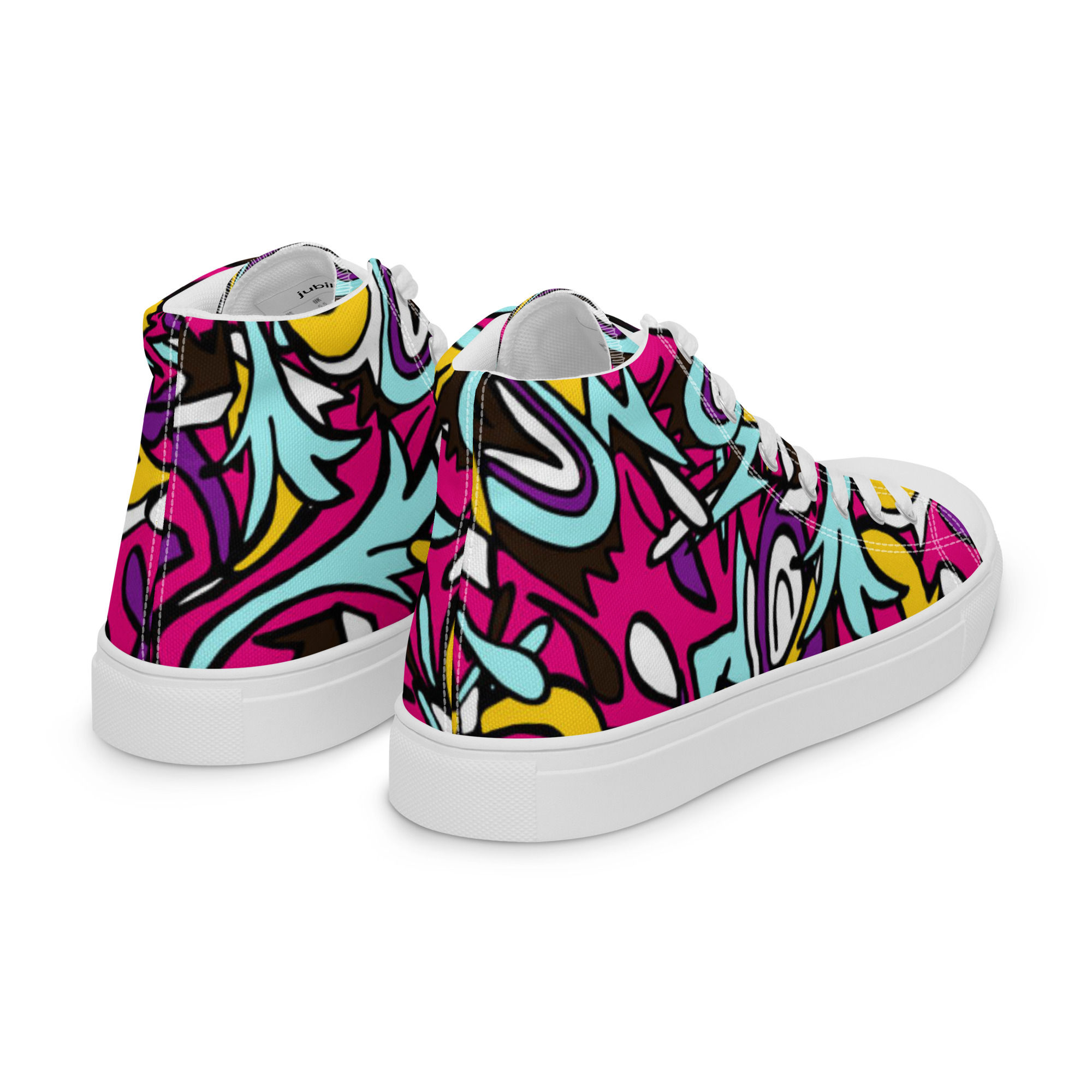 Colorful women high top trainers shoes
