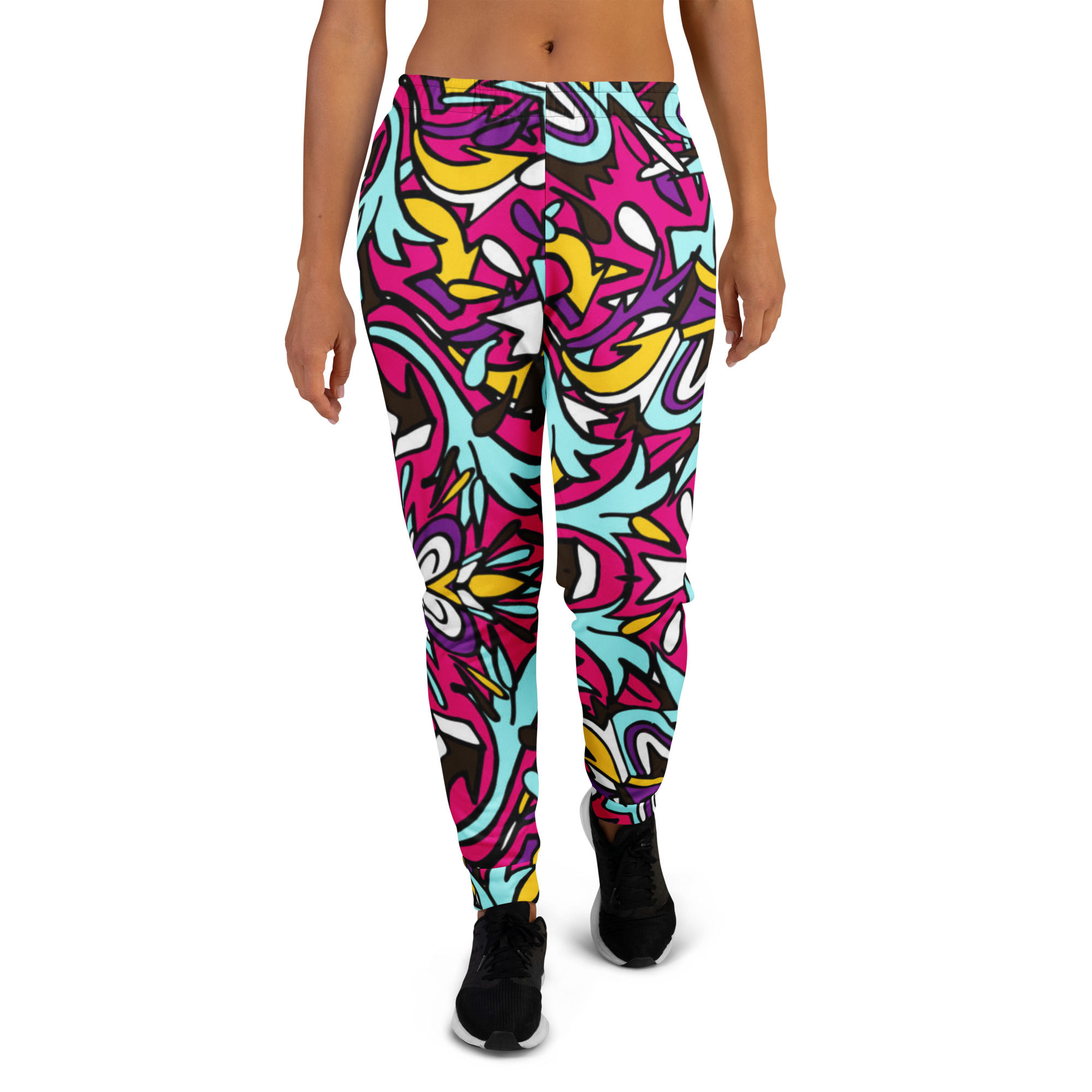 Colorful women's joggers slim fit