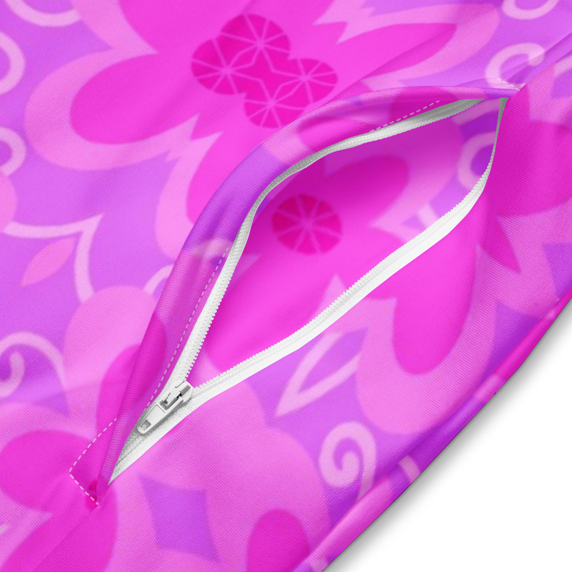 Pink butterflies unisex track jacket