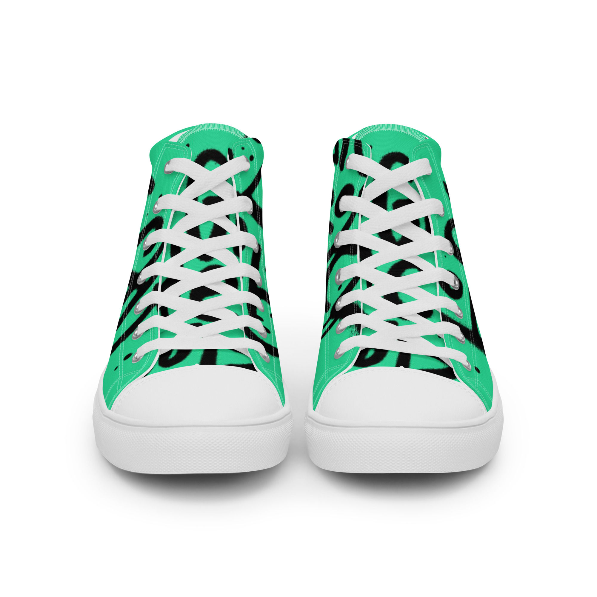 Fight like a girl women high top trainers sizes 5-12 US canvas lace-up shoes