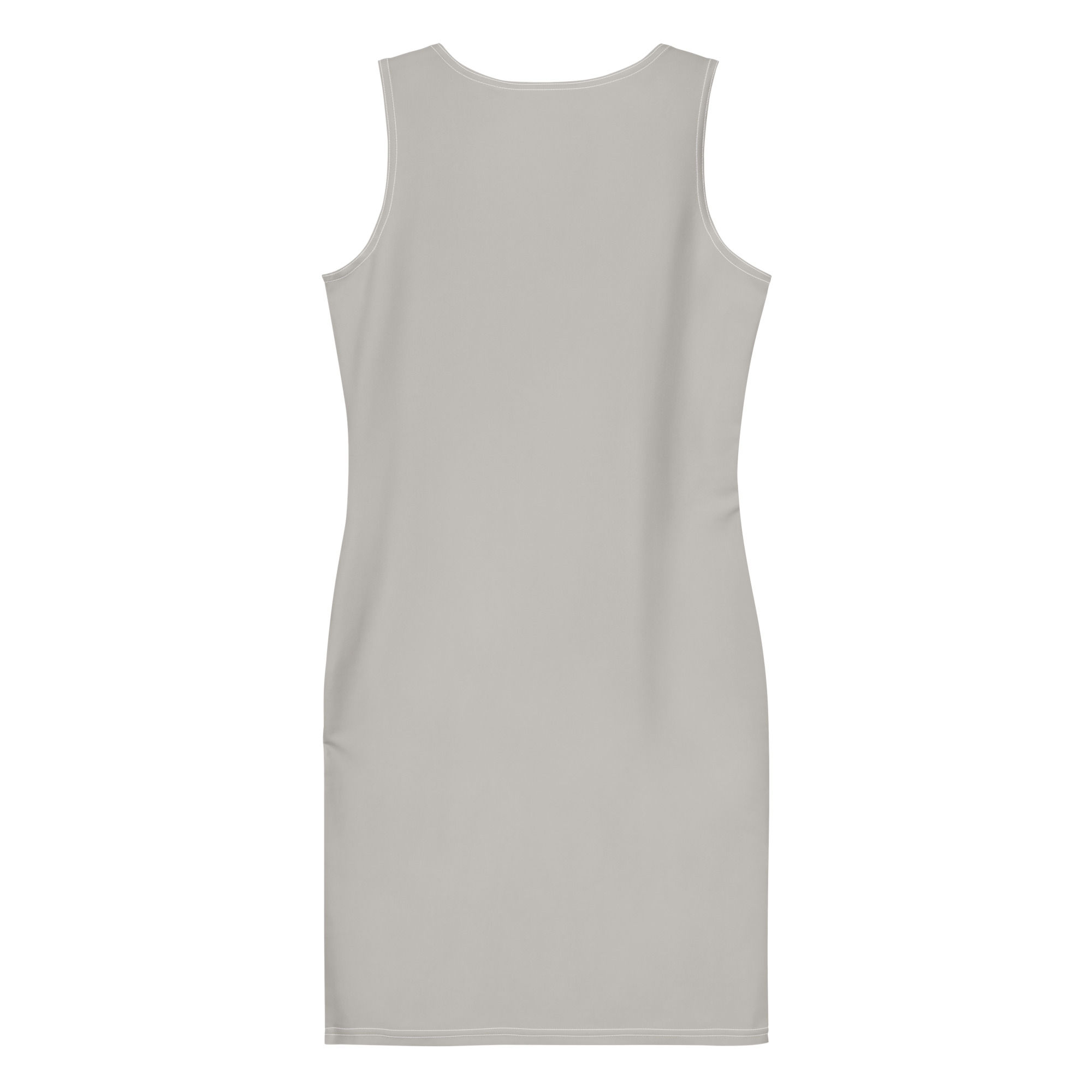 Carbon grey mini dress snugly fit
