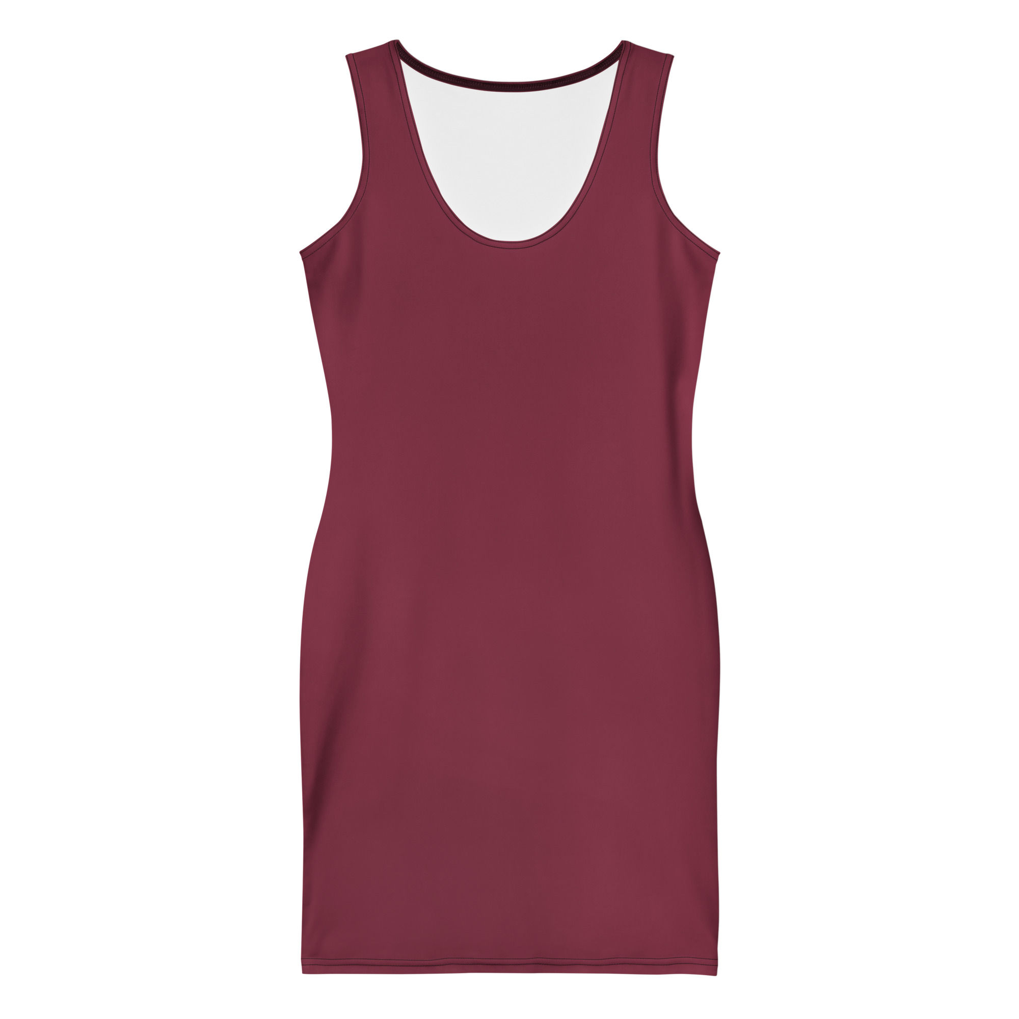Maroon mini dress snugly fit